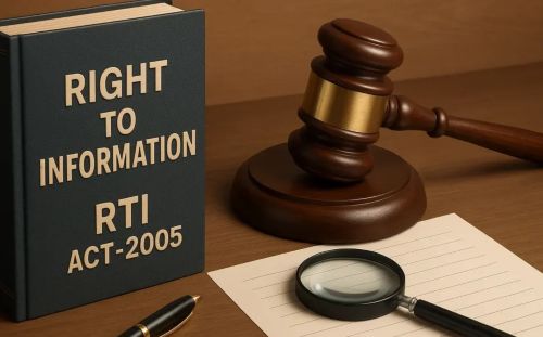 సమాచార హక్కు చట్టం (RTI Act, 2005) పౌరులకు ప్రభుత్వ పనితీరుపై ప్రశ్నించే ఆయుధం.