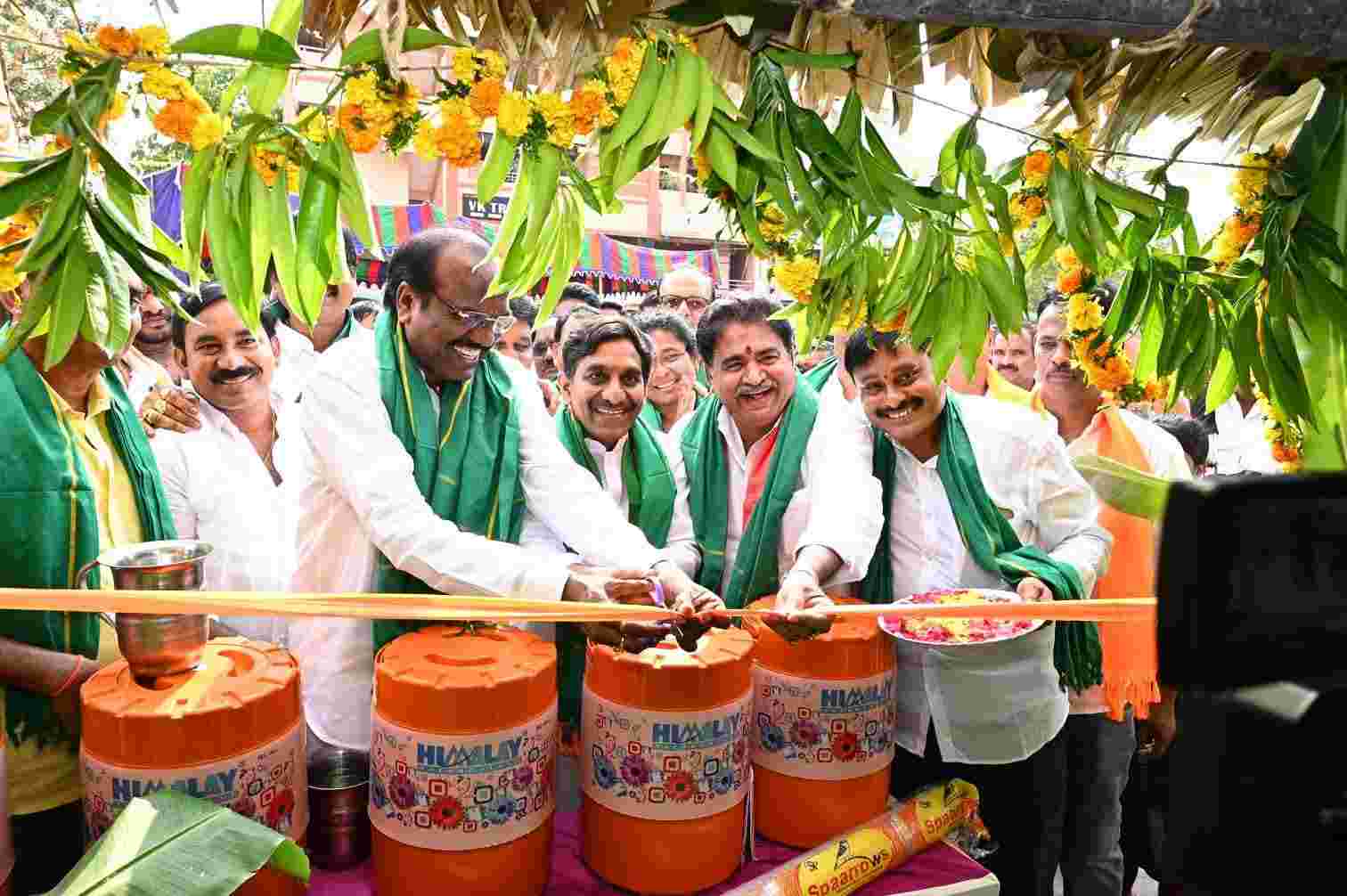 అమరావతి సర్కిల్ వద్ద కూటమి ఆధ్వర్యంలో చలివేంద్రం ప్రారంభం..