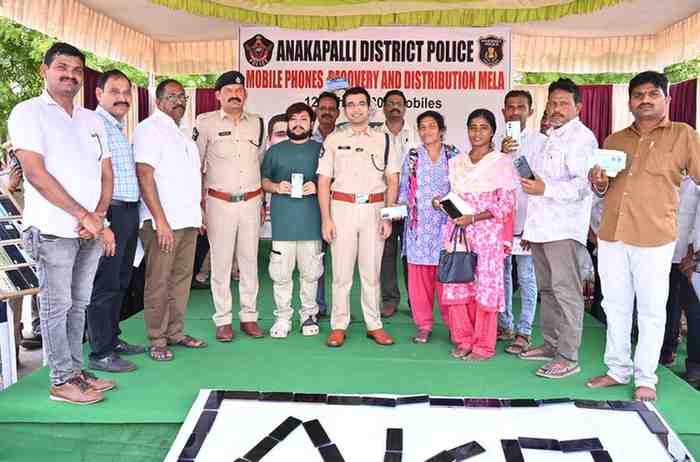 అనకాపల్లి జిల్లాలో ఘనంగా “మొబైల్ ఫోన్ల రికవరీ మేళా..