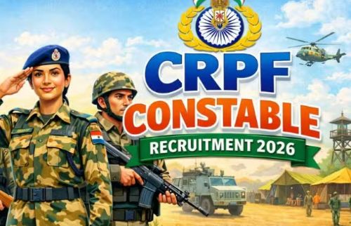 కేంద్ర రిజర్వ్ పోలీస్ ఫోర్స్ (CRPF)లో భారీగా కానిస్టేబుల్ పోస్టుల భర్తీ: తెలుగు రాష్ట్రాల్లో 857 ఖాళీలు