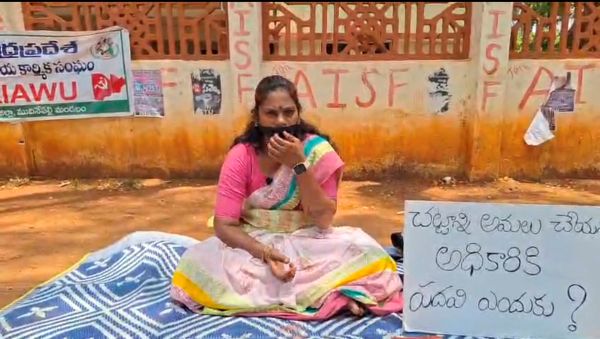 ప్రజా పక్షాన మహిళ ఒంటరి పోరాటం,ఏలూరు నగరం పచ్చగా, పరిశుభ్రంగా ఉండాలన్నదే ఆమె ఏకైక లక్ష్యం.