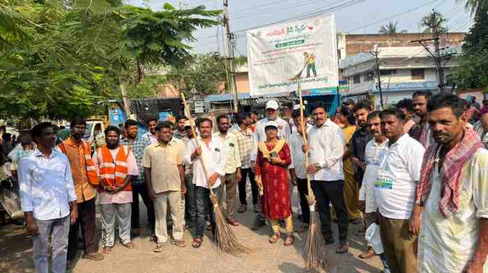 అనకాపల్లిలో ఆపరేషన్ క్లీన్ స్వీప్ కార్యక్రమం ప్రారంభం  