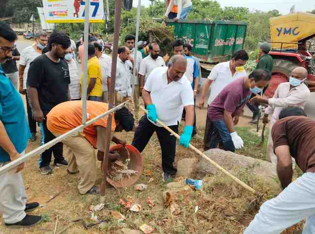 “ఆపరేషన్ క్లీన్ స్వీప్” ఎమ్మెల్యే సుందరపు విజయ్ కుమార్ పిలుపు....!